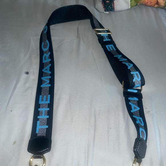 MARC JACOBS THE LOGO STRAP SNAPSHOT BLUE DENIM - Picture 3 of 6